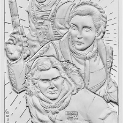 1 Oz Bar Star Wars Light Side ( Skywalker)